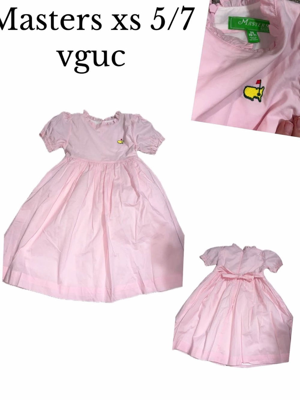 Masters collection girls dress pink